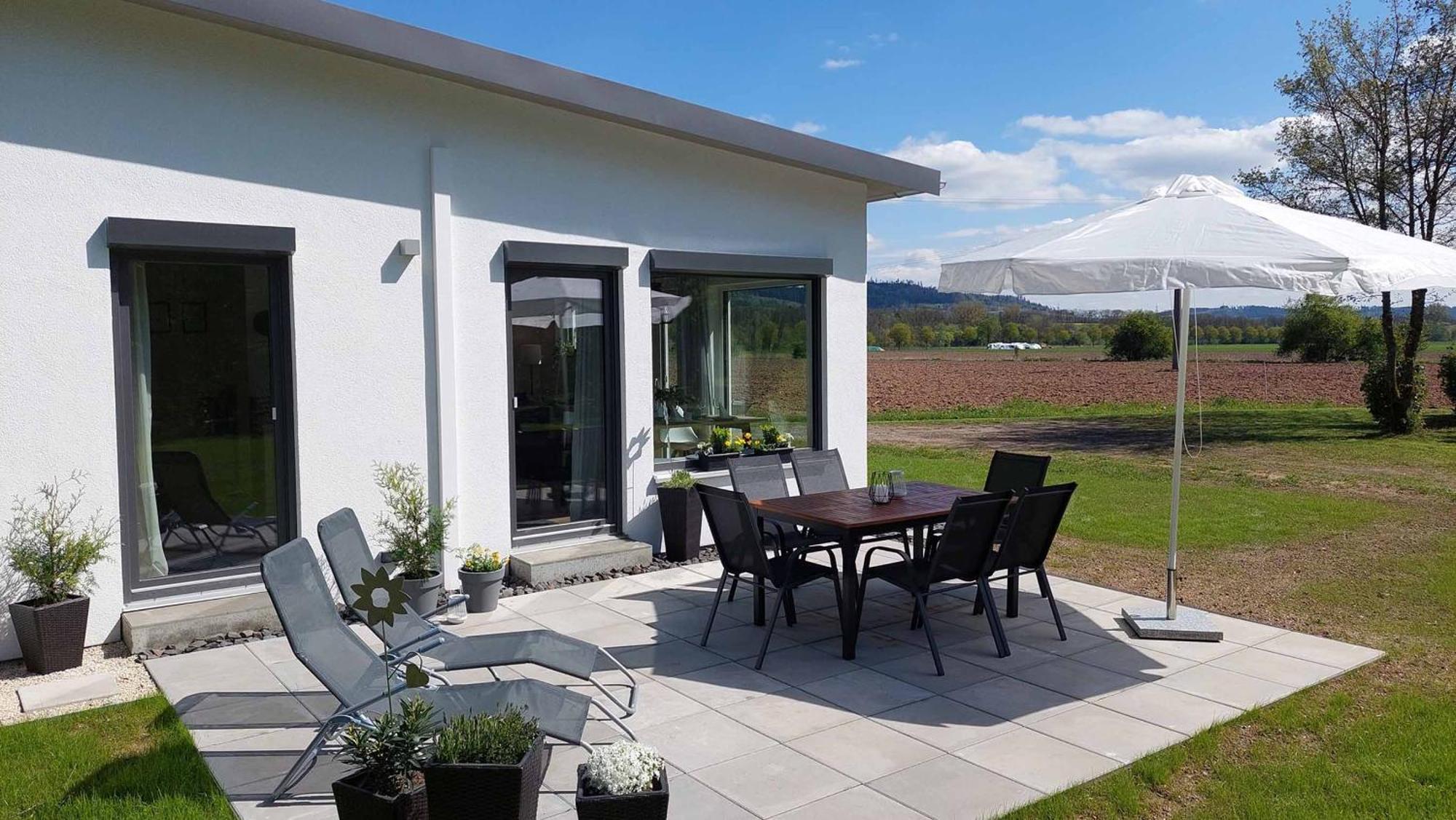 Ferienhaus Casa Neugrua Stockheim  ภายนอก รูปภาพ